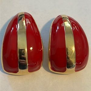 MORGAN TAYLOR CLIP ON EARRINGS SIGNED